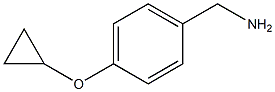(4-cyclopropoxyphenyl)methanamine Structure