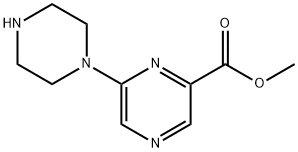 methyl 6-(piperazin-1-yl)pyrazine-2-carboxylate Structure