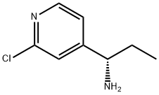 (S)-1-(2-Chloro-pyridin-4-yl)-propylamine 구조식 이미지