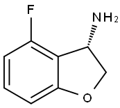 (3S)-4-FLUORO-2,3-DIHYDROBENZO[B]FURAN-3-YLAMINE Structure