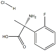 (2R)-2-AMINO-2-(2-FLUOROPHENYL)PROPANOIC ACID-HCL 구조식 이미지