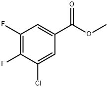 Methyl 3-chloro-4,5-difluorobenzoate 구조식 이미지