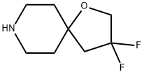 3,3-Difluoro-1-Oxa-8-Aza-Spiro[4.5]Decane 구조식 이미지