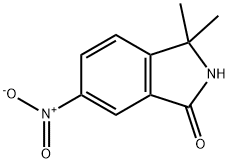 3,3-dimethyl-6-nitro-2,3-dihydro-1H-isoindol-1-one Structure