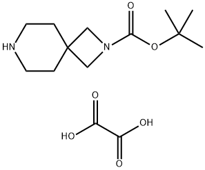 tert-Butyl 2,7-diazaspiro[3.5]nonane-2-carboxylate oxalate Structure