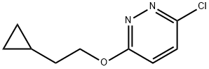3-chloro-6-(2-cyclopropylethoxy)Pyridazine Structure