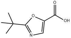 2-tert-butyloxazole-5-carboxylic acid 구조식 이미지