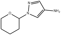 1-(tetrahydro-2H-pyran-2-yl)-1H-pyrazol-4-amine 구조식 이미지