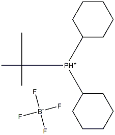 Dicyclohexyl-t-butylphosphonium tetrafluoroborate Structure