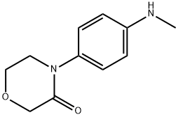 4-(4-(methylamino)phenyl)morpholin-3-one Structure