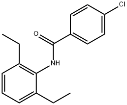 4-CHLORO-2',6'-DIETHYLBENZANILIDE 구조식 이미지