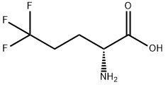 D-Norvaline, 5,5,5-trifluoro- Structure