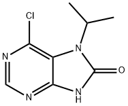 6-Chloro-7-isopropyl-7H-purin-8(9H)-one Structure