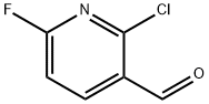 2-chloro-6-fluoronicotinaldehyde Structure