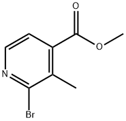 Methyl 2-bromo-3-methylisonicotinate 구조식 이미지