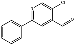 5-Chloro-2-phenylisonicotinaldehyde 구조식 이미지