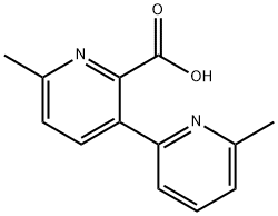 6-methyl-3-(6-methylpyridin-2-yl)picolinic acid 구조식 이미지