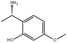 2-((1S)-1-AMINOETHYL)-5-METHOXYPHENOL 구조식 이미지