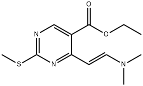 4-((E)-2-(二甲基氨基)乙烯基)-2-(甲硫基)嘧啶-5-羧酸乙酯