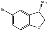 (S)-5-Bromo-2,3-dihydro-benzofuran-3-ylamine Structure