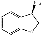 (3R)-7-METHYL-2,3-DIHYDRO-1-BENZOFURAN-3-AMINE Structure