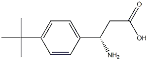 (3S)-3-AMINO-3-[4-(TERT-BUTYL)PHENYL]PROPANOIC ACID 구조식 이미지