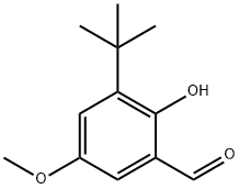 3-TERT-BUTYL-2-HYDROXY-5-METHOXYBENZALDEHYDE Structure