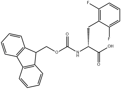 N-Fmoc-2,6-difluoro-D-phenylalanine Structure