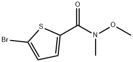 5-BROMO-N-METHOXY-N-METHYLTHIOPHENE-2-CARBOXAMIDE(WXG03022) Structure