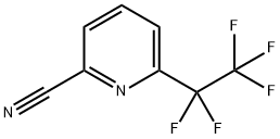 6-(Pentafluoroethyl)pyridine-2-carbonitrile Structure