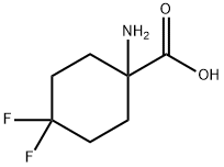 1-amino-4,4-difluorocyclohexanecarboxylic acid Structure