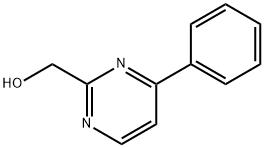 2-(Hydroxymethyl)-4-phenylpyrimidine 구조식 이미지