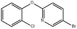 5-Bromo-2-(2-chlorophenoxy)pyridine Structure