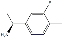 (1S)-1-(3-FLUORO-4-METHYLPHENYL)ETHYLAMINE Structure