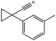 1-(3-methylphenyl)cyclopropane-1-carbonitrile Structure