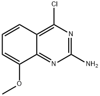 2-Quinazolinamine, 4-chloro-8-methoxy- 구조식 이미지