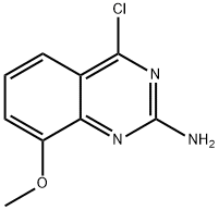 2-Quinazolinamine, 4-chloro-8-methoxy- Structure