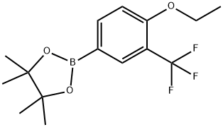 2-(4-ethoxy-3-(trifluoromethyl)phenyl)-4,4,5,5-tetramethyl-1,3,2-dioxaborolane 구조식 이미지