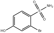 2-bromo-4-hydroxybenzenesulfonamide Structure