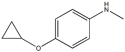 4-cyclopropoxy-N-methylaniline 구조식 이미지