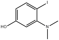 3-(dimethylamino)-4-iodophenol 구조식 이미지
