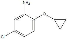 5-chloro-2-cyclopropoxyaniline Structure