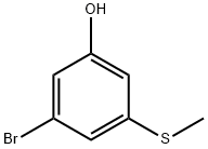 3-bromo-5-(methylthio)phenol 구조식 이미지