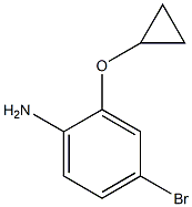 4-bromo-2-cyclopropoxyaniline 구조식 이미지