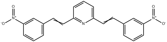 2,6-BIS(3-NITROSTYRYL)PYRIDINE 구조식 이미지