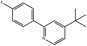 4-(tert-butyl)-2-(4-fluorophenyl)pyridine 구조식 이미지