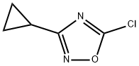 5-chloro-3-cyclopropyl-1,2,4-Oxadiazole Structure