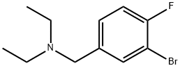 N-(3-bromo-4-fluorobenzyl)-N-ethylethanamine 구조식 이미지