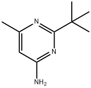 2-tert-Butyl-6-methyl-pyrimidin-4-ylamine Structure