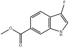 Methyl 3-fluoro-1H-indole-6-carboxylate Structure